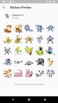 Pokemon Sticker screenshot 4