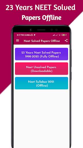 NEET Previous Year Papers Offline (1998-2021) screenshot 1