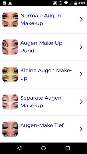 Augen Make-up Kurs screenshot 1