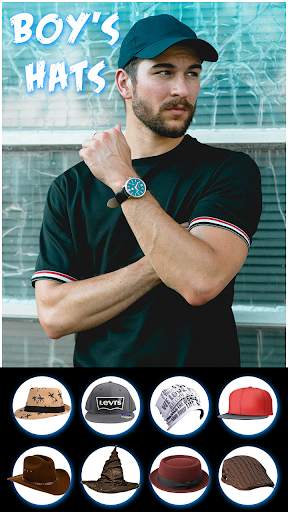 HAT PHOTO EDITOR 🧢 CAP ON HEAD PHOTO EDITOR screenshot 2