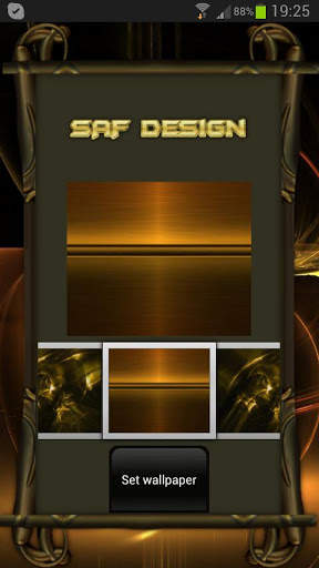 GOLD Go Launcher EX theme screenshot 7