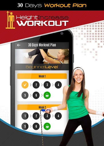 Height Increase Exercise, Girls Home Workout screenshot 2