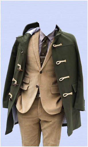 Man Stylish Coat Photo Suit screenshot 2