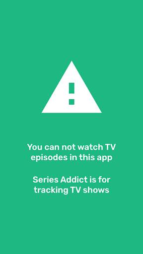 Series Addict - TV Show Tracker & Episode Notifier 1 تصوير الشاشة