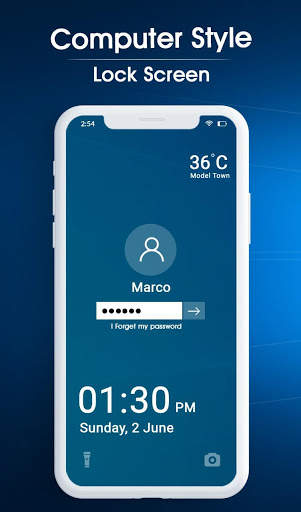 Computer Style Lock Screen Pro 2020 2 تصوير الشاشة