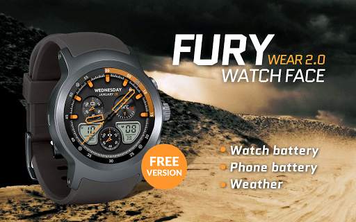 Fury Watch Face screenshot 1