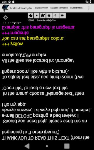 A Prompter for Android screenshot 9