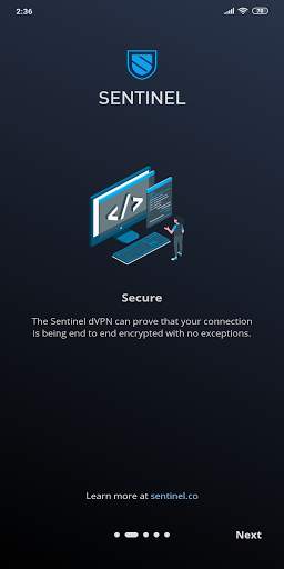Sentinel Free Decentralized VPN (dVPN) screenshot 2