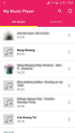 My Music Player screenshot 2