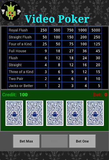 Video Poker (FREE) screenshot 1