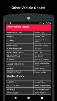 cheats codes for gta vc screenshot 4