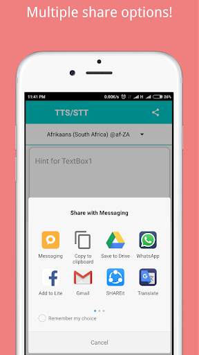 Speech to text /Text to Speech screenshot 6