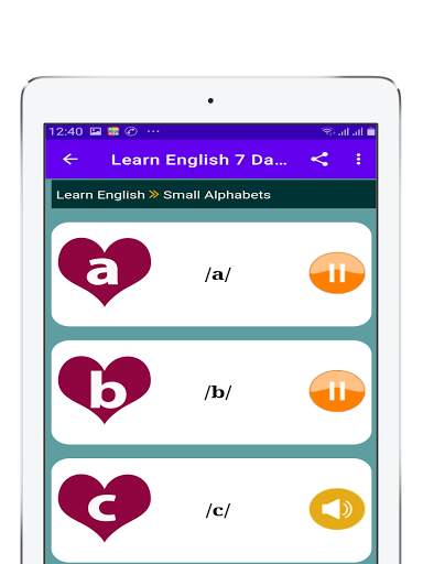 Learn English In 7 Days screenshot 10