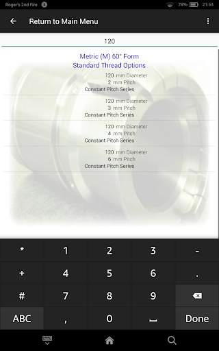 Centor Thread Check Calculator - Free Trial screenshot 13