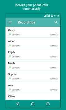 Call Recorder Lite : Automatic screenshot 1