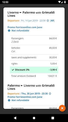 Ferries online screenshot 4