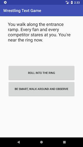 Wrestling Text Game screenshot 1