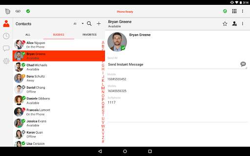 Bria Enterprise 10 تصوير الشاشة