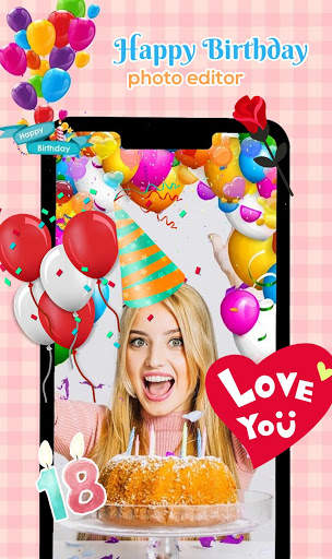 Happy Birthday Frame - Happy Birthday Photo Editor screenshot 5