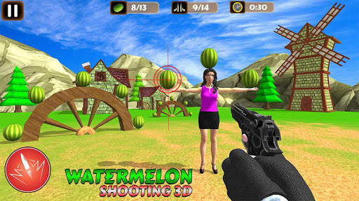 Apple Target Shoot: Watermelon Shooting Game 3D screenshot 2