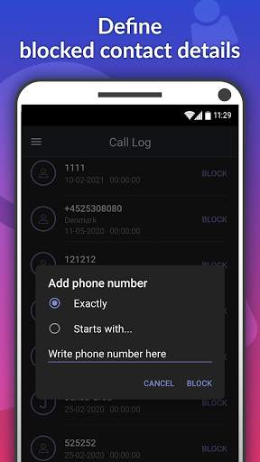 Call Blocker 4 تصوير الشاشة