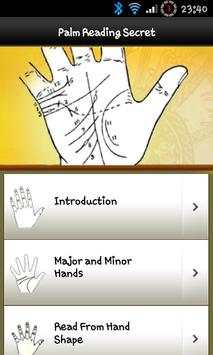 Palm Reading Secret Lite screenshot 2