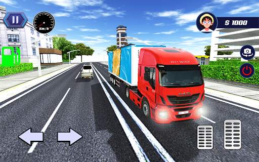 City Driving Truck Simulator 3D screenshot 1