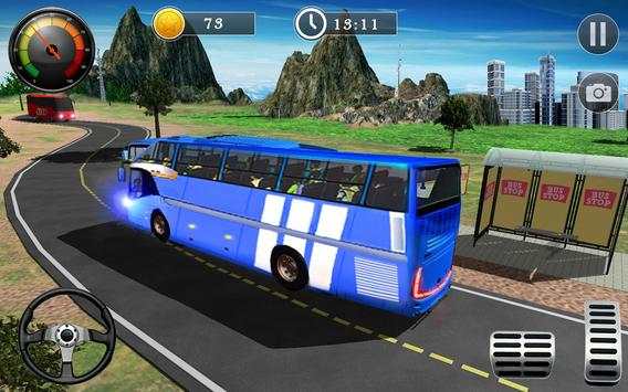 Uphill Off Road Bus City Coach Bus Simulator 2018 screenshot 5