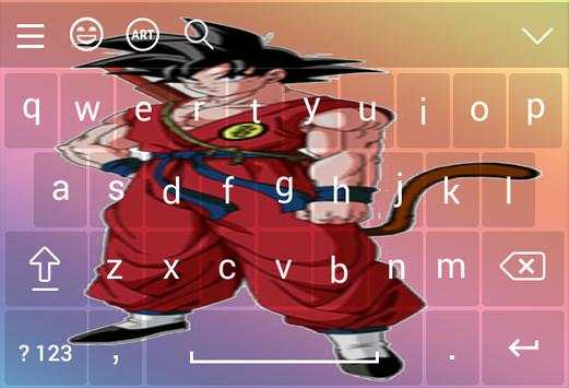 Dragon Goku Keyboard Theme screenshot 3