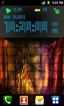 Digital clock & alarm 4 تصوير الشاشة