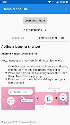 Demo Mode Tile screenshot 1