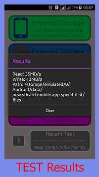 SD Card, Internal & External storage Test Tool screenshot 4