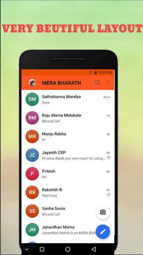 MERA BHARATH - MESSAGING APP screenshot 2