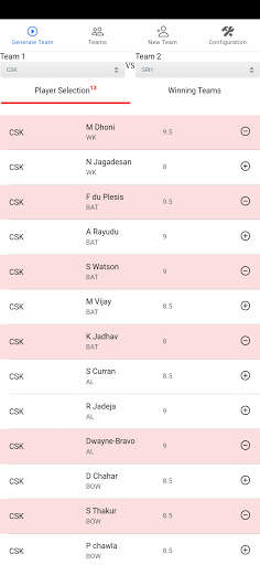 Dreamm 11 Team Generator-Fantasy sports Prediction screenshot 2