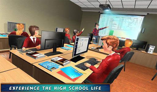 High School Girl Simulator: Virtual Life Game 3D screenshot 9