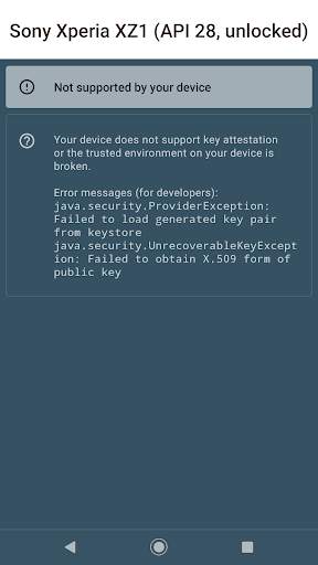 Key Attestation Demo 4 تصوير الشاشة