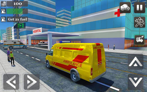 City Ambulance Driving Games screenshot 14