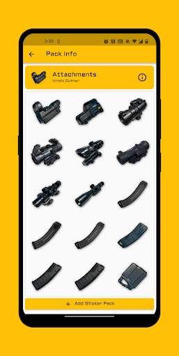Battleground Stickers स्क्रीनशॉट 6