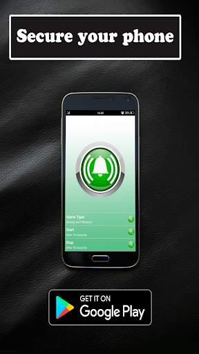 Don't touch my phone- Security Alarm notification screenshot 1