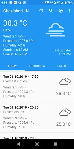 Weather App screenshot 2