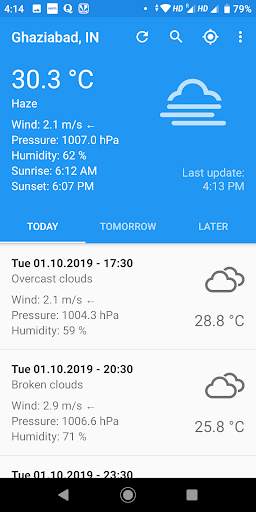 Weather App screenshot 2