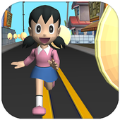 Shizuka Girl Rush Run 3D icon
