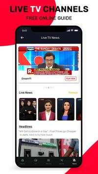 Live TV All Channels Free Online Guide 6 تصوير الشاشة
