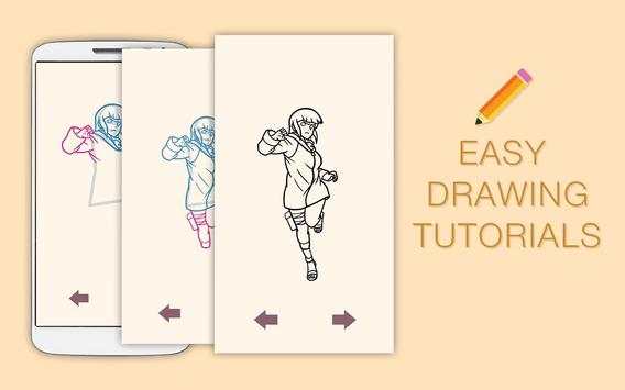 Draw Drawing Manga Legends Naruto Fighter screenshot 3