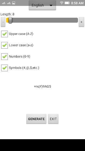 Password Generator screenshot 2