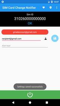 SIM Card Change Notifier screenshot 2