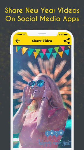 Happy New Year Video Maker 2020 - Photo Slideshow screenshot 8