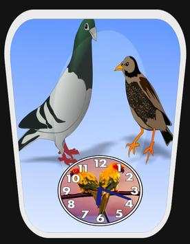 Bird clock live wallpaper screenshot 6