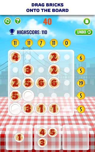 Permainan puzzle angka - makanan screenshot 13