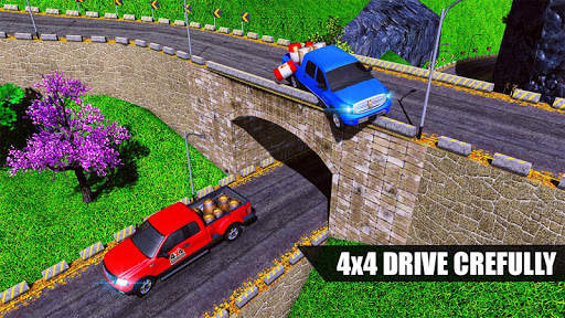 Offroad Jeep Cargo Driving Simulation screenshot 1